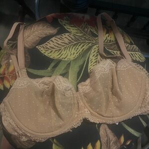 Dobreva Nude Partially Unlined Balconette Bra 34DD